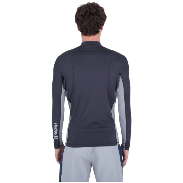 Hurley Männer Channel Crossing Paddle Series Langarm-Lycra-Weste MAT0001050 - Dark Stone Grey